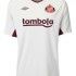 La nuova maglia da trasferta dei Black Cats: Sunderland 2010-2011