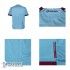 Particolari della seconda maglia da trasferta del West Ham Particolari della seconda maglia da trasferta del West Ham