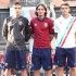 La Reggiana presenta in piazza le divise Erreà con il tricolore