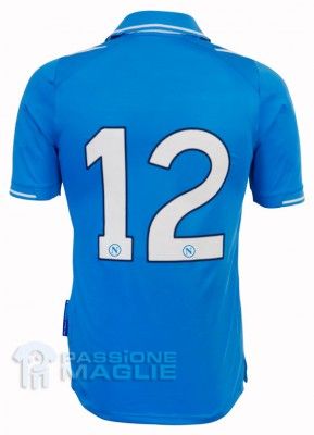 Retro maglia azzurra Napoli 2011-2012