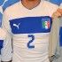 Maglia Italia away ritoccata tramite software Maglia Italia away ritoccata tramite software