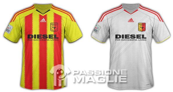 Le maglie del Bassano 2011-2012 adidas