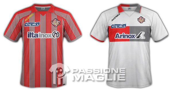 Cremonese maglia home e away 2011-2012