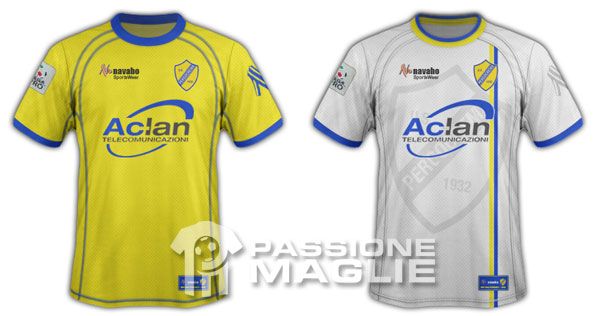 Pergocrema prima e seconda maglia 2011-12