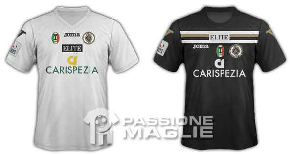 Spezia prima e seconda maglia Joma