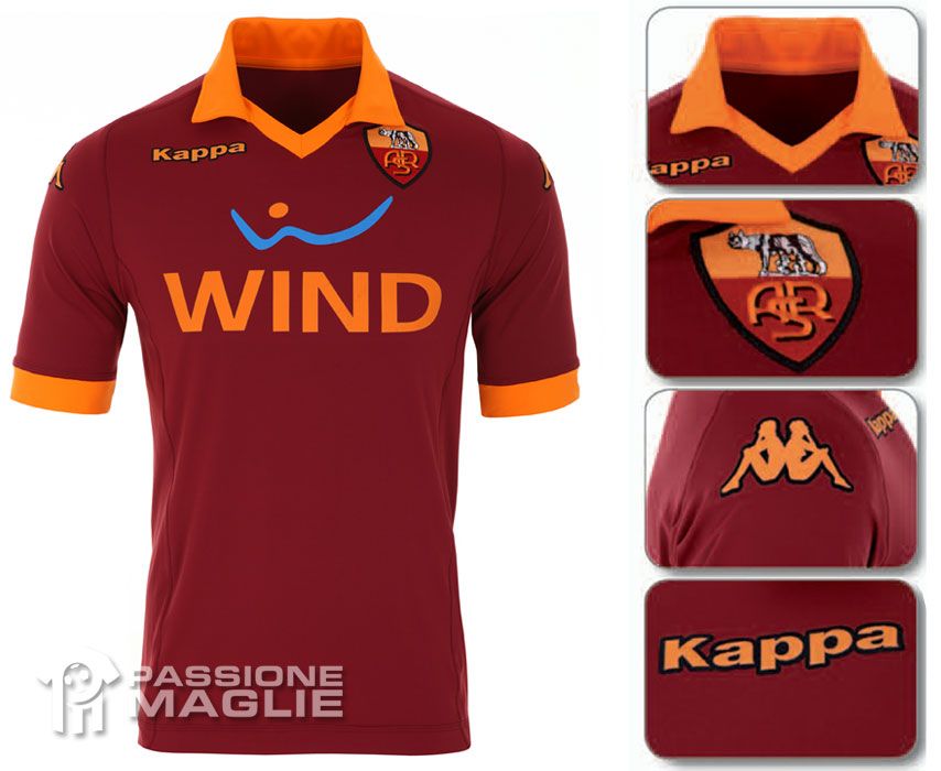 Roma prima maglia Kappa 2012-2013