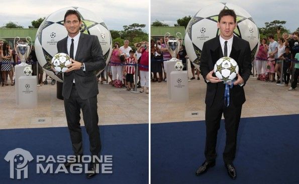 Messi Lampard pallone adidas Champions League