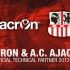 Macron sbarca in Corsica e firma con l’AC Ajaccio
