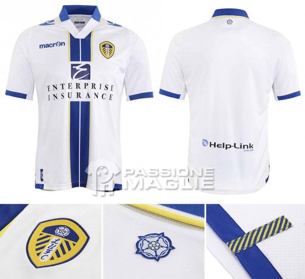 Leeds maglia home 2013-2014 Macron