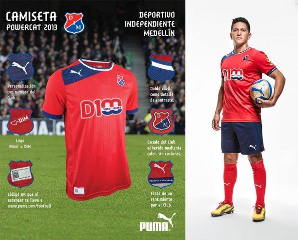 Deportivo Medellin maglia home 2013 Puma