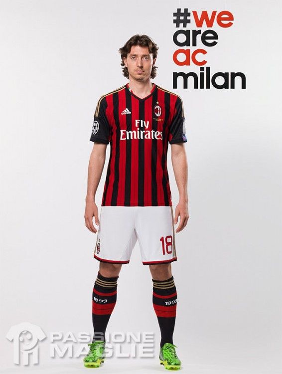Montolivo prima maglia Milan 2013-2014
