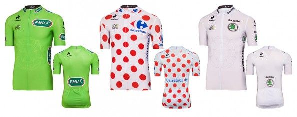 Maglia verde, a pois e bianca Tour 2014