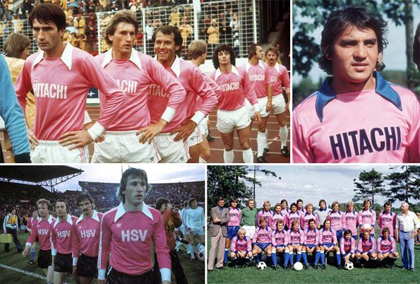 Amburgo 1976-1977 maglia rosa