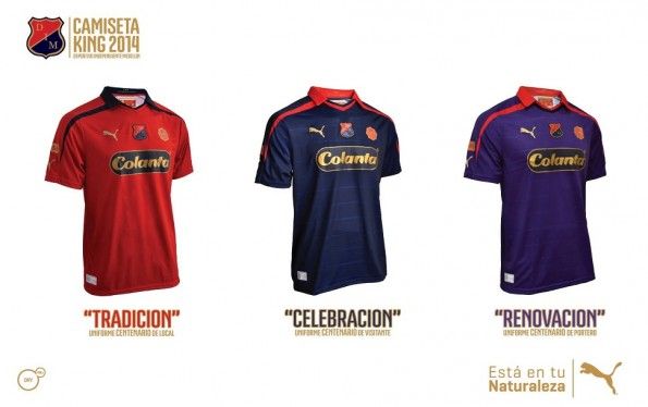 Maglie Independiente Medellín 2013-14 centenario