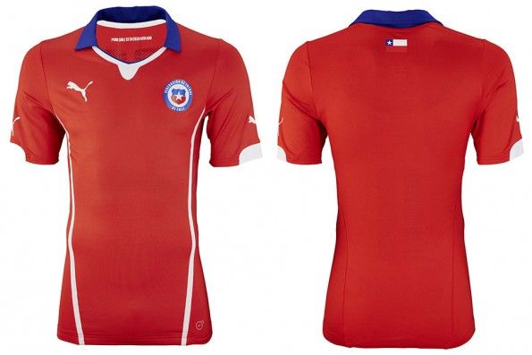 Maglia Cile Mondiali 2014