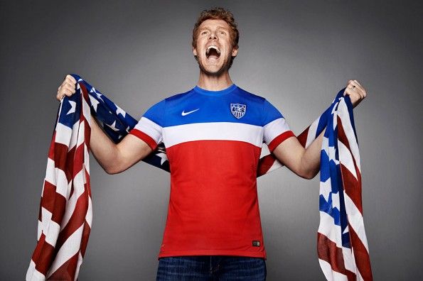 Alexi Lalas maglia USA away Mondiali 2014