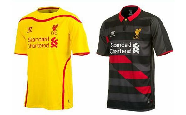 Anteprima maglie Liverpool away 2014-15