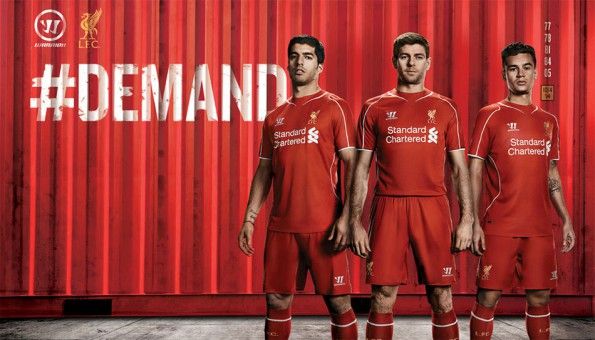 Liverpool kit home 2014-15 Warrior