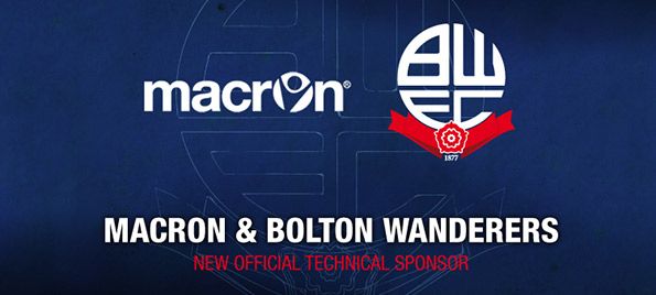 Macron sponsor tecnico Bolton