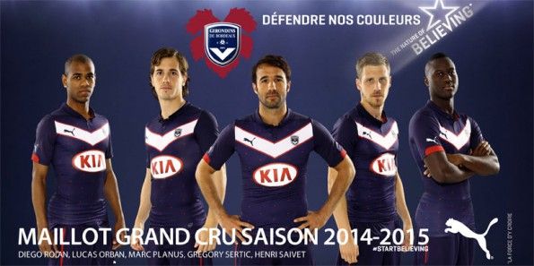 Presentazione maglia Bordeaux 2014-2015 Puma