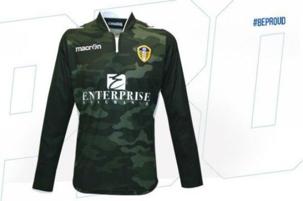 Maglia portiere Leeds 2014-2015 camouflage