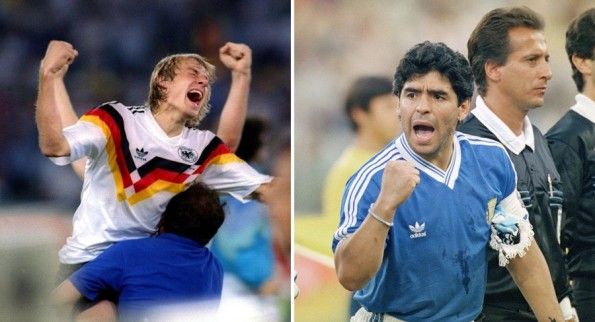 Klinsmann e Maradona finale 1990