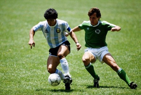 Maradona e Matthaus finale 1986