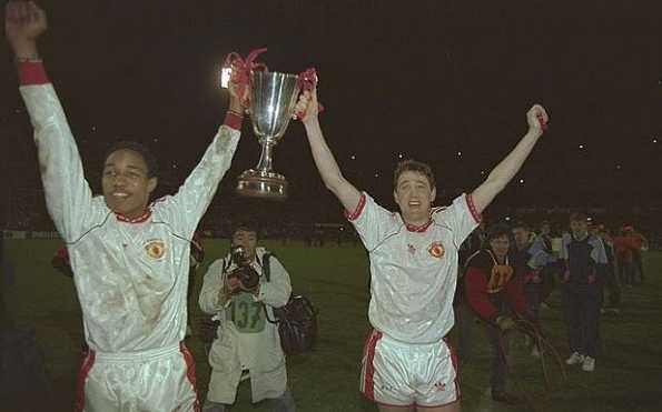 Manchester United kit Coppa delle Coppe 1991