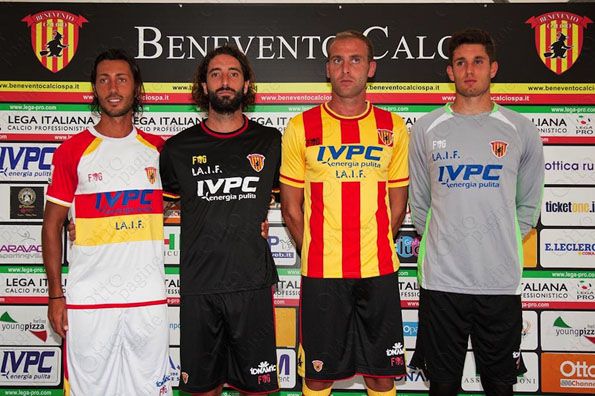 Benevento, maglie 2014-2015
