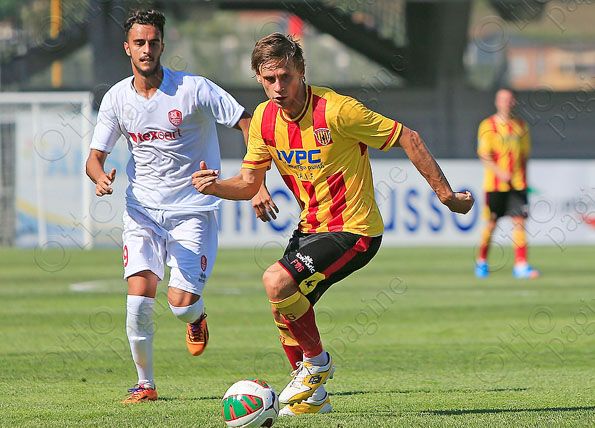 Benevento, home 2014-2015, pantaloncini, dettaglio