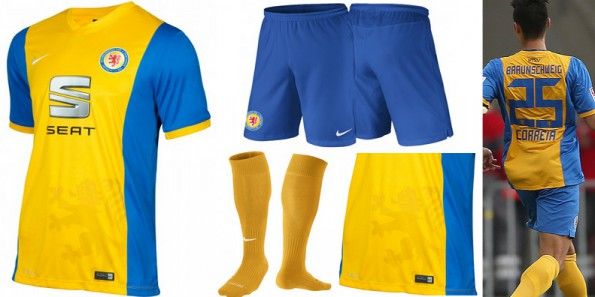 Prima Maglia Eintracht Braunschweig 2014-2015