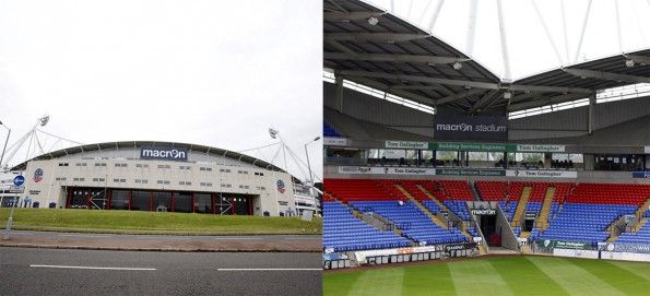 Lo stadio del Bolton griffato Macron