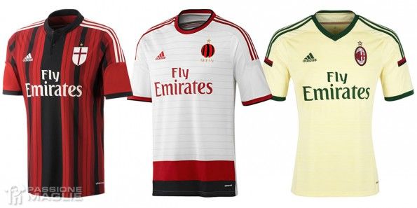 Maglie Milan 2014-2015 adidas