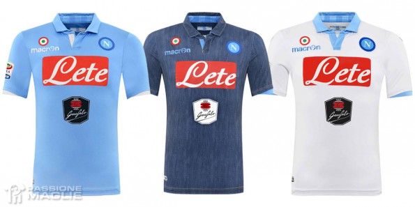 Maglie Napoli 2014-2015 Macron