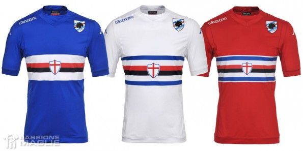 Maglie Sampdoria 2014-2015 Kappa