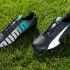 Look tradizionale per le scarpe evoSpeed 1.3 di Puma, la seconda colorazione è nera