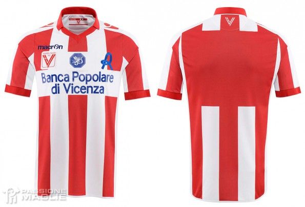 Prima maglia Vicenza 2014-2015 Macron