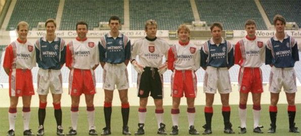 Presentazione kit Rangers 1996-1997