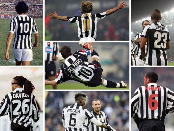 Storia numeri sulle maglie della Juventus