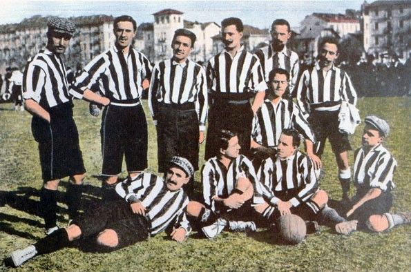 Juventus, maglia bianconera, 1906