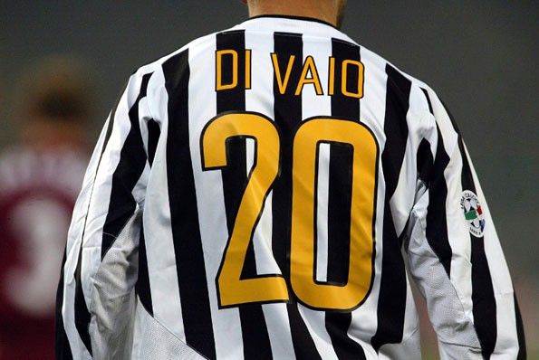Juventus, Di Vaio, nomi e numeri gialli 2003-2004