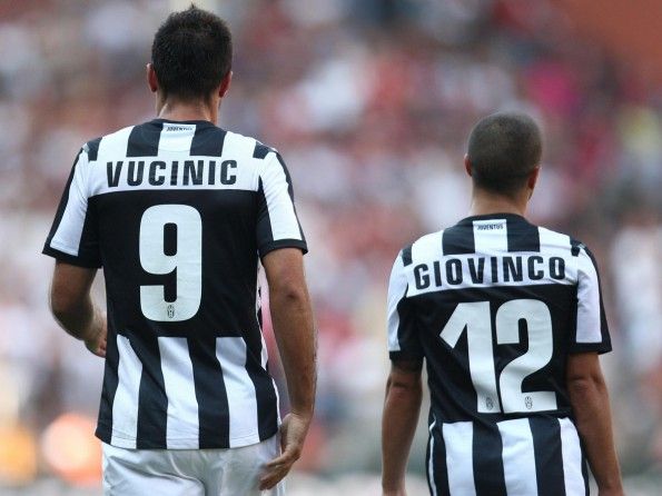 Juventus, numerazione 2012-2013