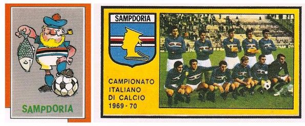 Il Baciccia, la mascotte della Sampdoria