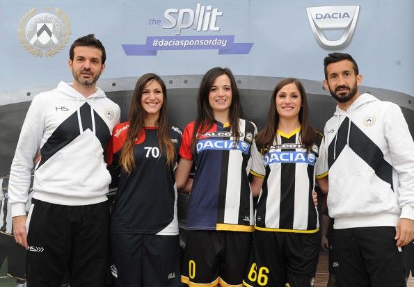 Maglia Udinese speciale 2014-15, Dacia sponsor day