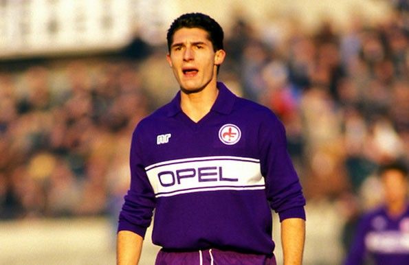 Fiorentina home 1985-1986. Daniele Massaro