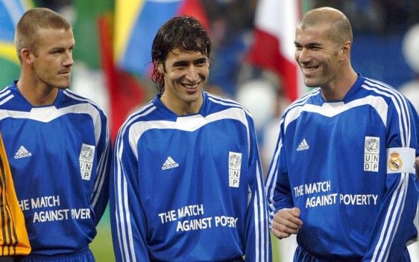 Zidane, Beckham e Raul