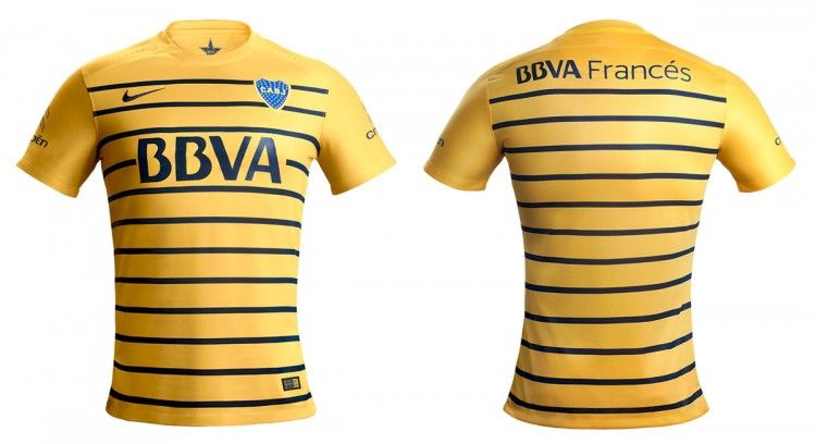 Seconda maglia Boca Juniors 2016
