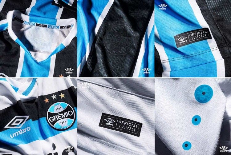 Dettagli maglie Gremio 2016