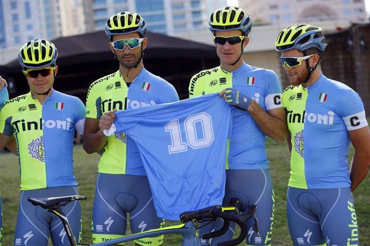 Numero 10 maglia Tinkoff Maradona