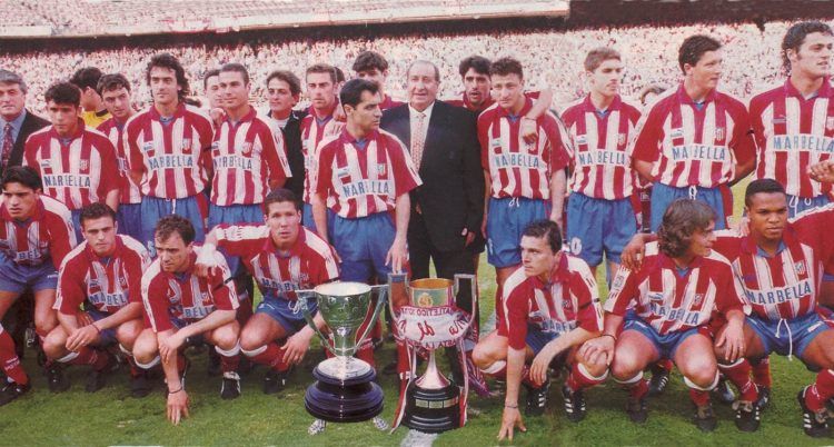 Il doblete dell'Atletico Madrid nel 1995-96